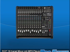 RCF 16 Kanal Mixer mit MP3 Player