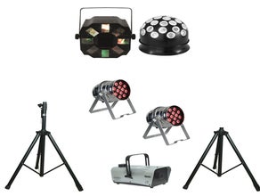 Partylicht Set S Partyanlage, Lichtanlage, Beleuchtung, LED, Lichteffekten
