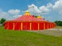 Zirkuszelt 780m² - 4 Master - rot/gelb - Gala -Firmenevent - Festival - Galerie - Bild 4