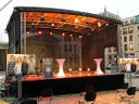 Outdoor-Bühne überdacht, 8 x 6 m, mit optionalen PA-Wings