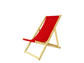 Strandstuhl Rot mieten – Mietstuhl, Eventstuhl, Veranstaltungsstuhl, Sitzmöbel