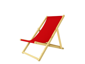 Strandstuhl Rot mieten – Mietstuhl, Eventstuhl, Veranstaltungsstuhl, Sitzmöbel