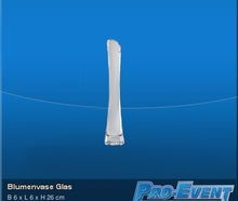 Blumenvase Glas (je 15 Stück)
