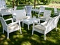Rattan Couchtisch / outdoor Loungetisch EDEN T weiß - Galerie - Bild 2