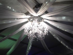 Kronleuchter 80cm+80cm , Kerzenleuchter 40cm, LED Strahler, Aircones