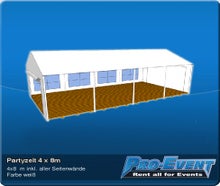 Partyzelt 4 x 8m