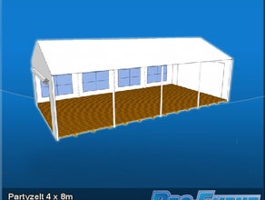 Partyzelt 4 x 8m