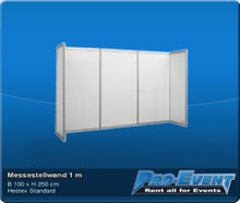 Messestellwand 1 m