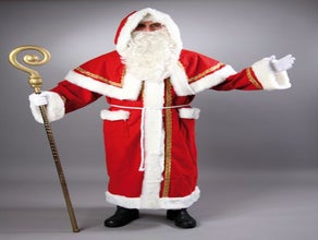 Weihnachtsmann Kostüm Veloursmantel | Sofort Versand möglich | Online Verleih Miete Ausleihen
