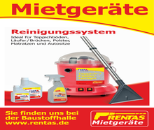 Professioneller Teppich- und Polsterreiniger