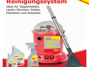 Professioneller Teppich- und Polsterreiniger