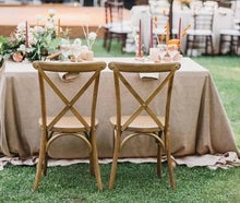 Cross Back Chairs Stühle Vintage Boho für Hochzeit mieten Möbelverleih