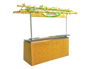 Bambus Theke Cocktailbar
