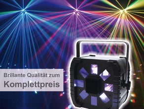 Kompaktes Licht-Komplettsystem · Tanzflächen-Licht für Feiern & Partys