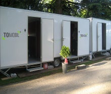 Toilettenwagen/-container groß Vereins-/ Musikfest, Großveranstaltung im schicken Design