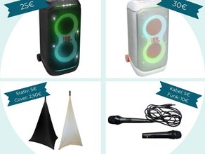 JBL Partybox 320 Musikbox/Lautsprecher für Partys/Events/Feiern mieten