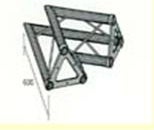 Alu Traverse-3 Pkt Ultratruss Trio AC 20 60° Ecke