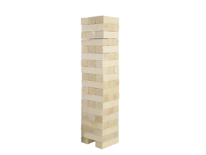 XXL Jenga Stapelturm mieten – Miettisch, Eventtisch, Veranstaltungstisch, Partytisch