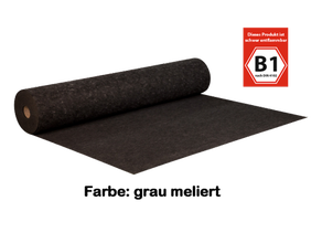 Nadelfilzteppich B1 schwarz