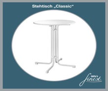 Stehtisch - auch mit Stretch-Husse und Beleuchtung