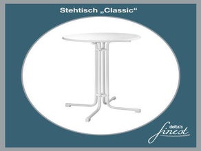 Stehtisch - auch mit Stretch-Husse und Beleuchtung