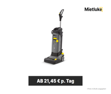 Kompakte Scheuersaugmaschine mieten - ab 21,45 € pro Tag