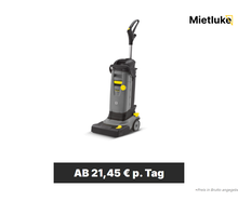 Kompakte Scheuersaugmaschine mieten - ab 21,45 € pro Tag