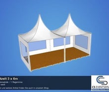 Faltzelt 3 x 6m
