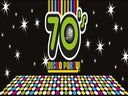 70er Jahre Kulisse - Amerika - Flower Power - Bühnenhintergrund