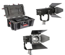 Akku-Fresnel-Scheinwerfer Set (2×) · Weiß & Farbe · Astera Pluto