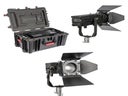 Akku-Fresnel-Scheinwerfer Set (2×) · Weiß & Farbe · Astera Pluto