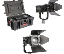 Akku-Fresnel-Scheinwerfer Set (2×) · Weiß & Farbe · Astera Pluto