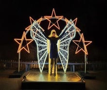 Lichtengel - Weihnachtlicht - Licht Skulptur, Weihnachtsengel Engel - Engelfigur