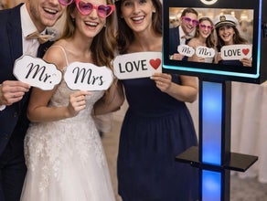 Premium Fotobox LED inkl. Fotodrucker und Druckflatrate im rundum sorglos Paket