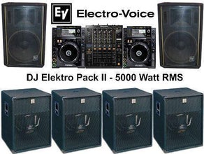 Lautsprecheranlage DJ Elektro Pack II - Komplettsystem