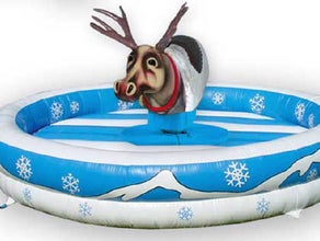 Rentier Rodeo  / Elchreiten für Veranstaltungen mieten
