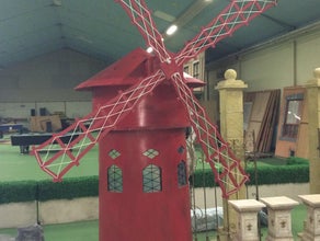 Typisch Paris -Mühle Rouge, Frankreich, Paris, Windmühle