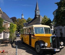 Oldtimerbus, "DinoSaurer", BJ von 1948, Hochzeitsauto, Betriebsausflug, Partybus, VIP-Shuttle, Londonbus, Cabriobus