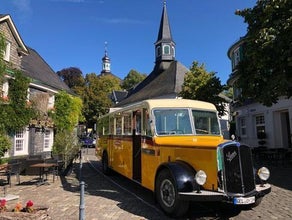 Oldtimerbus, "DinoSaurer", BJ von 1948, Hochzeitsauto, Betriebsausflug, Partybus, VIP-Shuttle, Londonbus, Cabriobus