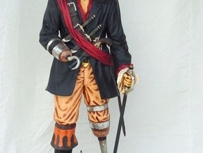 Pirat Figur, Kapitän, Schiff, Seeräuber, Piraterie, Piraten