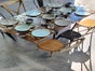 Dinnertisch Industrie Style schwarz 170 x 90 cm - Galerie - Bild 4