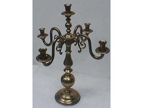 Kerzenleuchter / Kerzenständer Messing