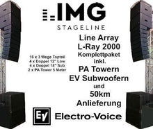 Musikanlage inkl.Tower und Lieferung - Line Array L-2000 IMG
